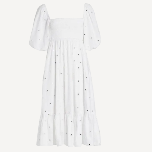 Rhode Eloise Mirror White Dress