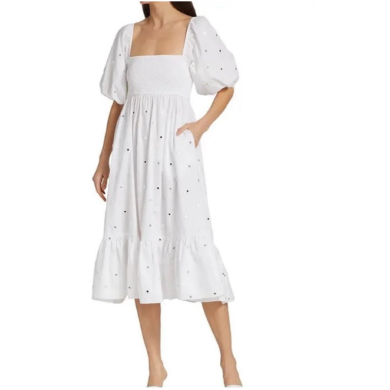 Rhode Eloise Mirror White Dress