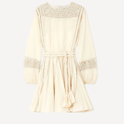 Rhode Ella White Lace Dress