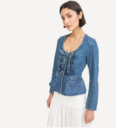 Self Portrait Denim Top
