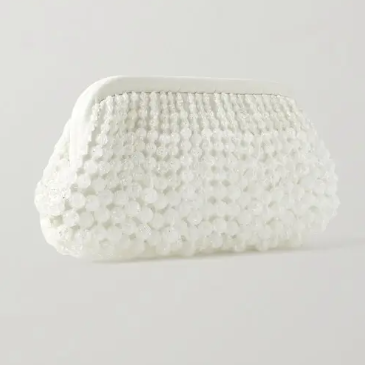 Cult Gaia Nia Acrylic Beaded Clutch