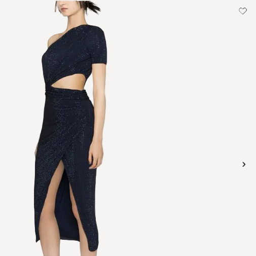 Self Portrait Navy Beaded Dress