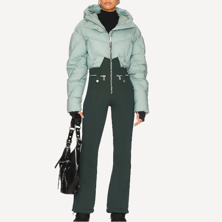 Cordova Ajax Two-tone Quilted Down Ski Suit