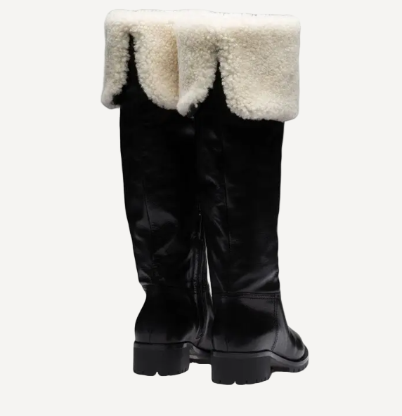 Miu Miu Shearling Tall Boots