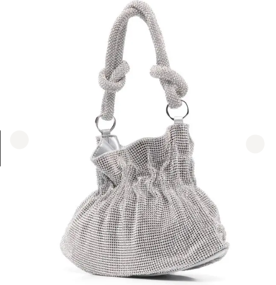 Cult Gaia Bara Mini Rhinestone Shoulder Bag