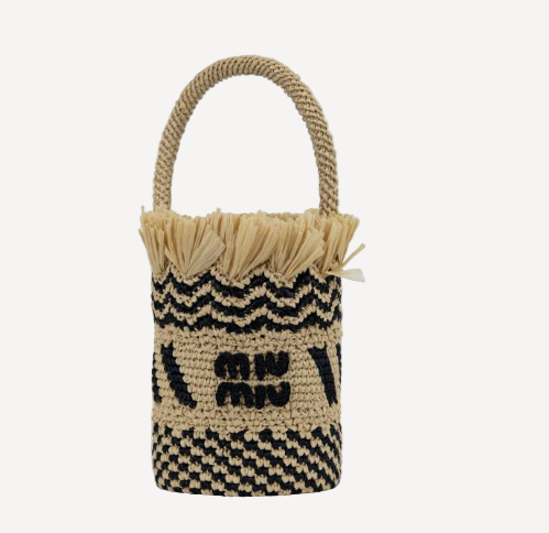 Miu Miu Wander Wicker Bag