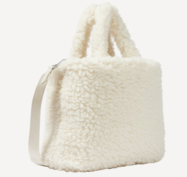 Prada Small Teddy Tote White
