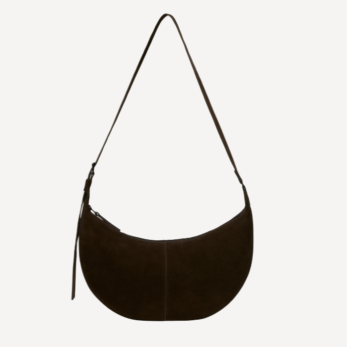 Rudsak Lanissa Slouchy Brown Suede Bag