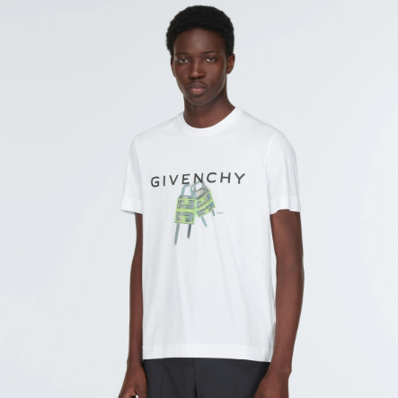 Givenchy Men’s 4G Padlock Tee