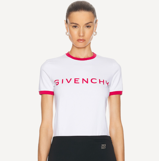 Givenchy Pink Logo Tee