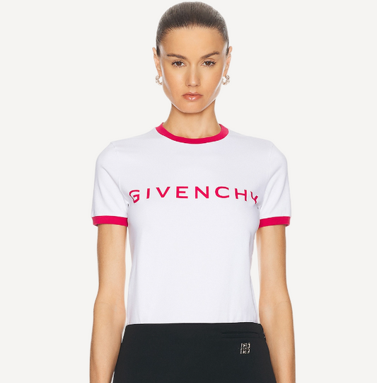 Givenchy Pink Logo Tee