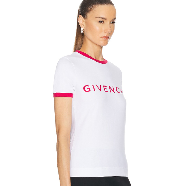 Givenchy Pink Logo Tee