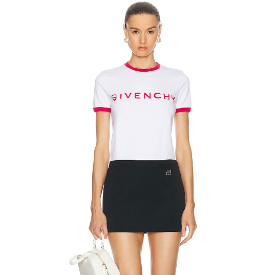 Givenchy Pink Logo Tee