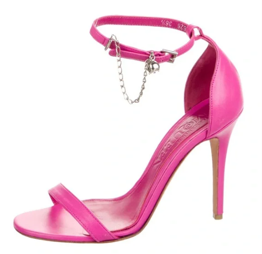 Alexander Mcqueen Pink Skull Heels
