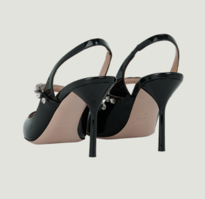 Miu Miu Black Patent Heels