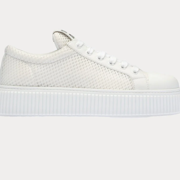 Miu Miu White Logo Sneaker