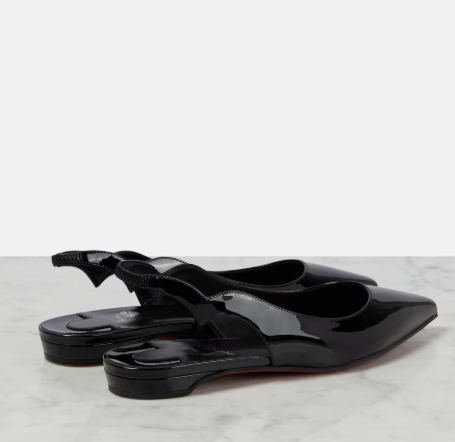 Christian Louboutin Hot Chickita Sling Back Flat Black