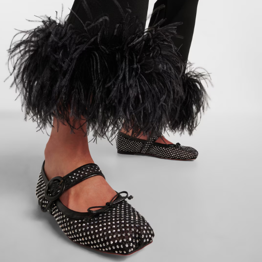 Christian Louboutin Mamastrapit Black Flat