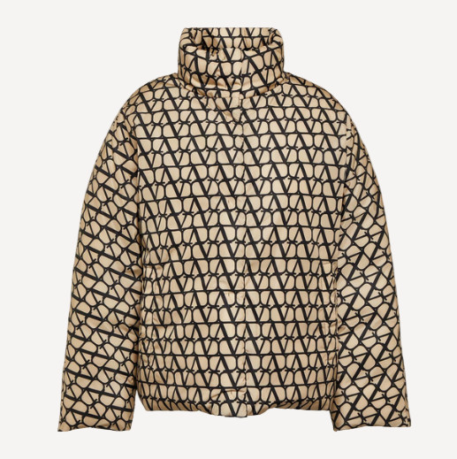 Valentino Puffer Logo Coat