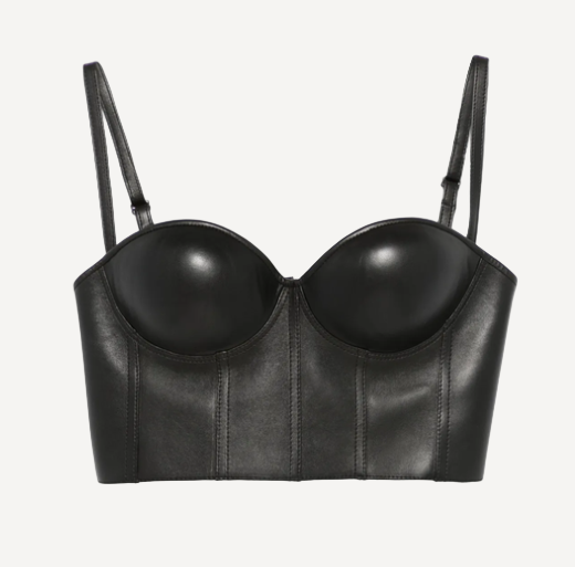 Alexander McQueen Leather Bralette