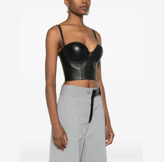 Alexander McQueen Leather Bralette