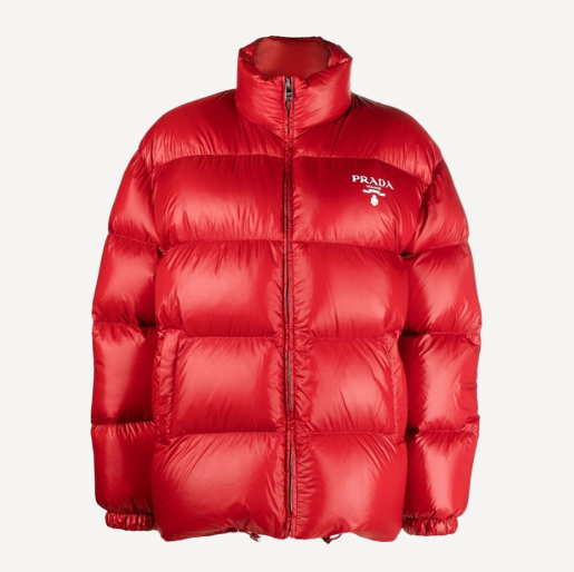 Prada Women’s Oversized Red Re-Nylon Puffer