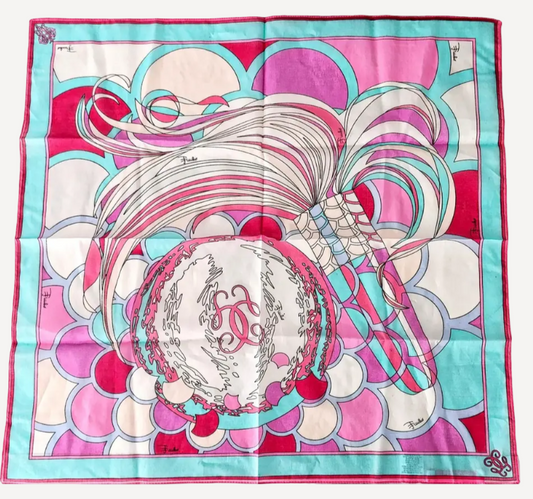 Emilio Pucci Pink Scarf