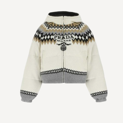 Prada Men’s Cashmere Puffer Coat