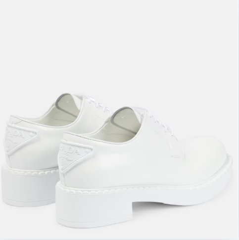 Prada White Oxfords