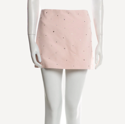 Matching Miu Miu Pink Mini Skirt