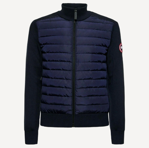 Canada Goose Men’s Hybridge Knit Packable Navy Jacket