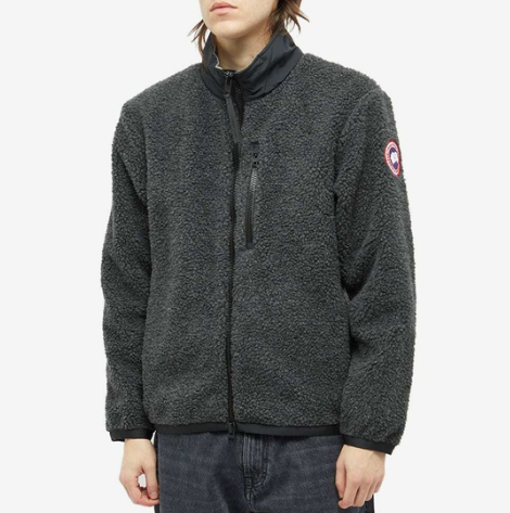 Canada Goose Kelowna Fleece Jacket Iron Gray