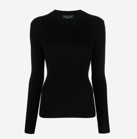 Canada Goose Women’s Georgian Wool Knit Sweater Black