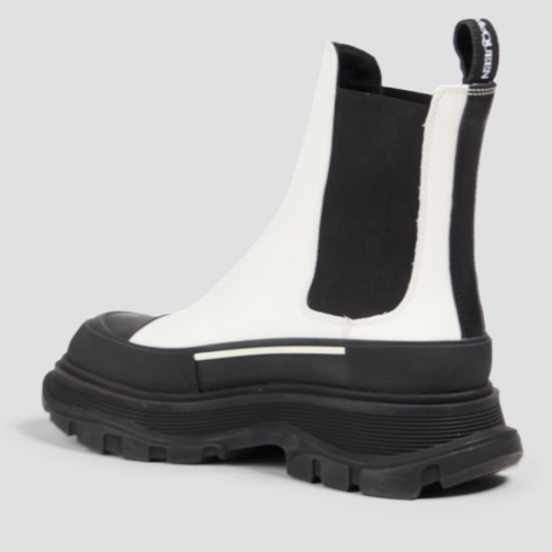 Alexander McQueen Slick Chelsea Boots White