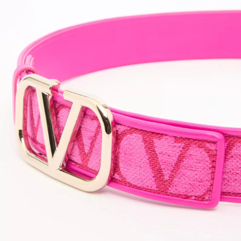 Valentino Toile Fabric Belt