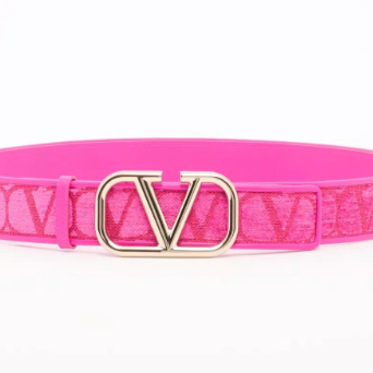 Valentino Toile Fabric Belt