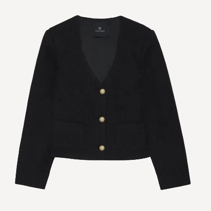 Anine Bing Anitta Black Jacket