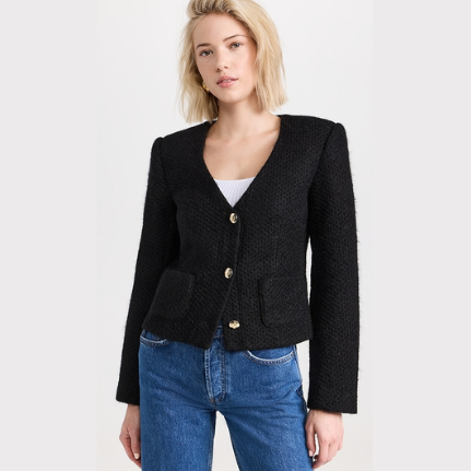Anine Bing Anitta Black Jacket