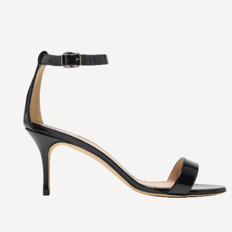 Manolo Blahnik Chaos Black Sandals 70