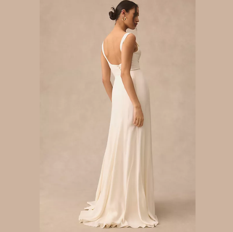 Reformation Lecce Ivory Dress