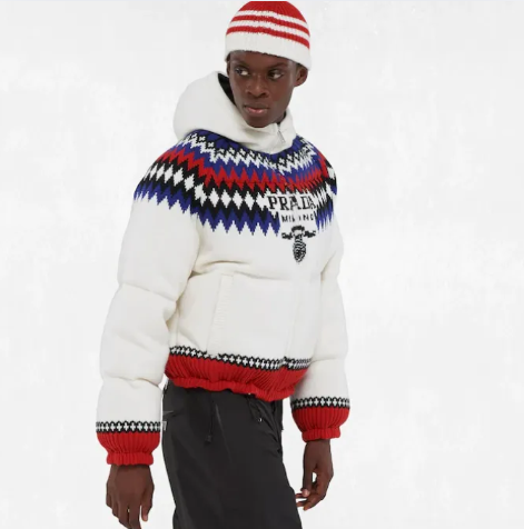 Prada Men’s Cashmere Puffer Coat