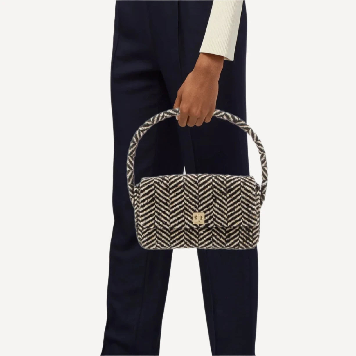 Anine Bing Nico Shoulder Bag Fishbone