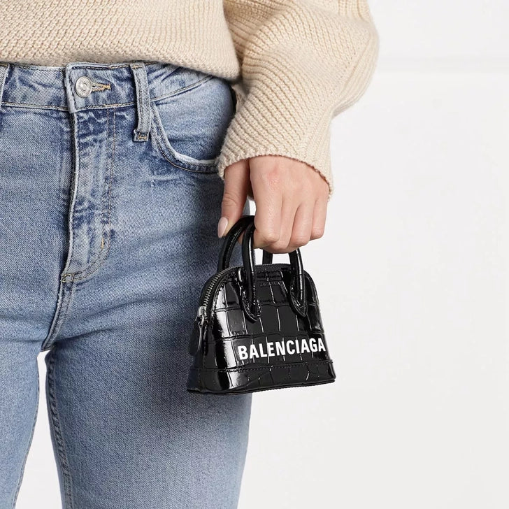 Balenciaga Ville Top Mini Bag Black