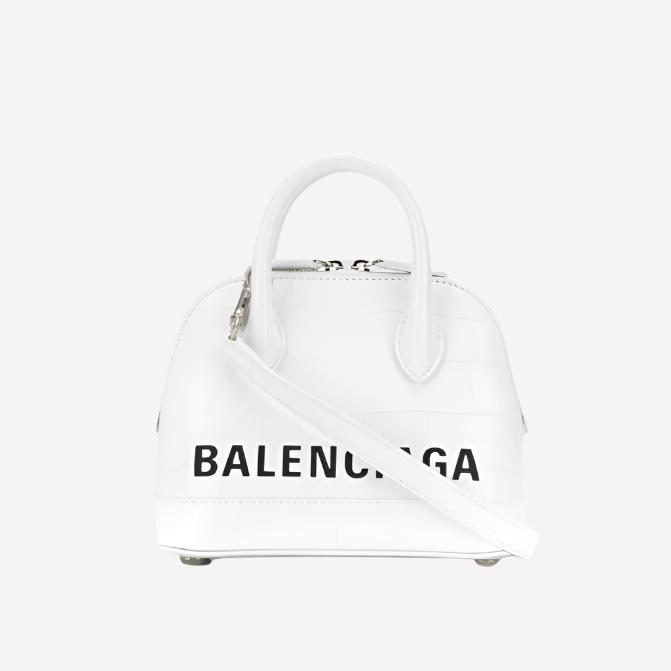 Balenciaga Ville Top Mini Bag White