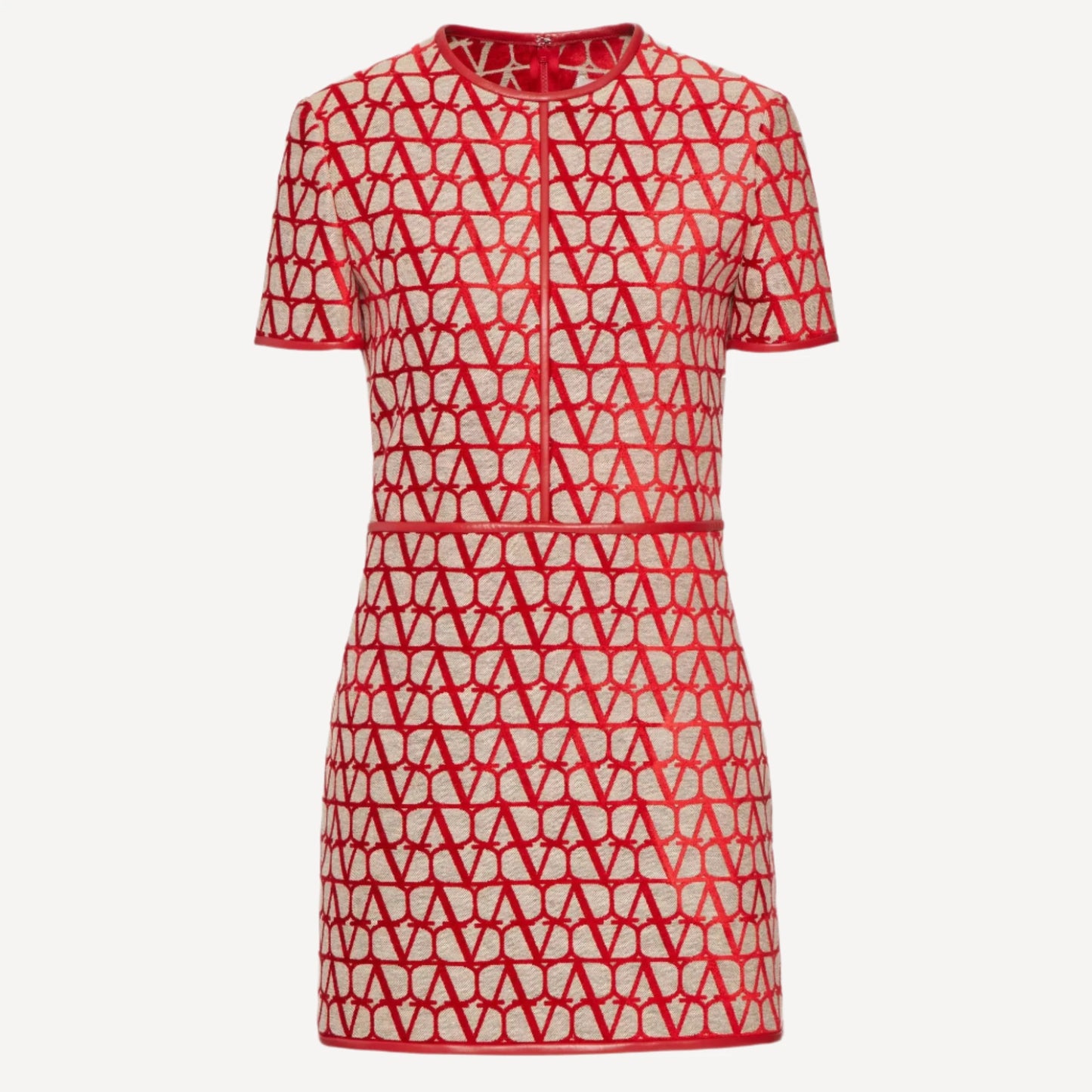 Valentino Toile Iconographe Red Printed Mini Dress