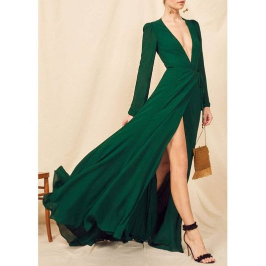 Milan Maxi Dress Emerald Green