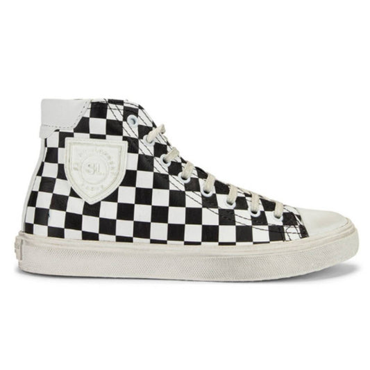 Bedford Retro Checkered High-Top Sneakers